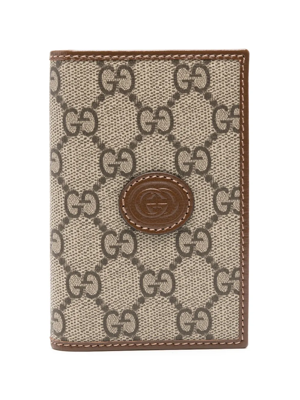 Gucci GG Supreme-canvas bi-fold wallet | Brown | Image 1