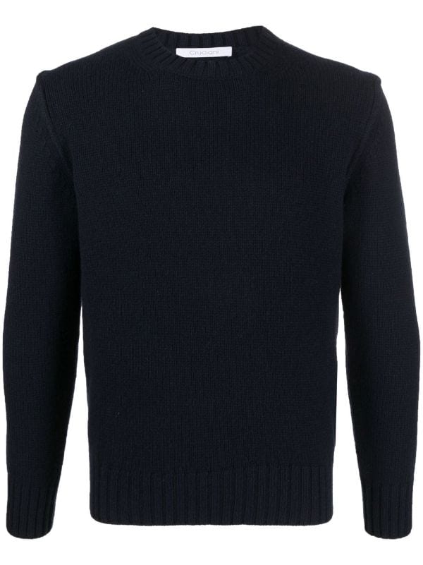 Cruciani crew neck wool cashmere Jumper Farfetch