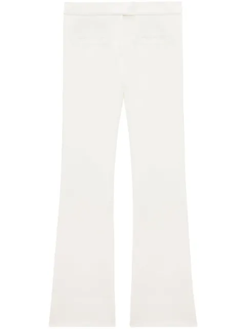 Courrèges flared trousers