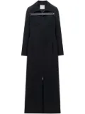 Courrèges Harnais long dress - Black