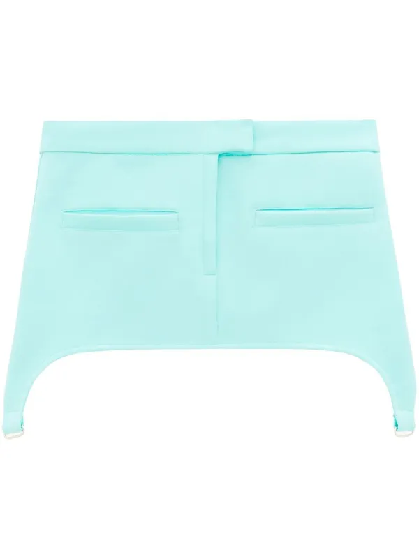 ミニスカート Courreges MINI-SKIRT 2-POCKETS TWILL (VESCJU188PL0007 1007) 2-POCKET TWILL MINI SKIRT - courrèges