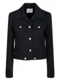 Courrèges twill trucker jacket - Black