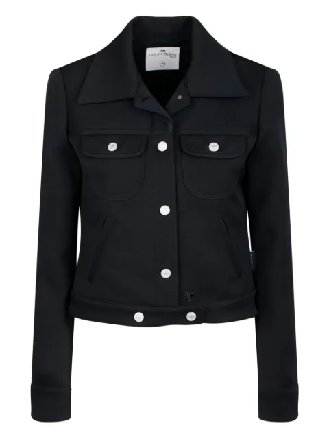 Courrèges twill trucker jacket