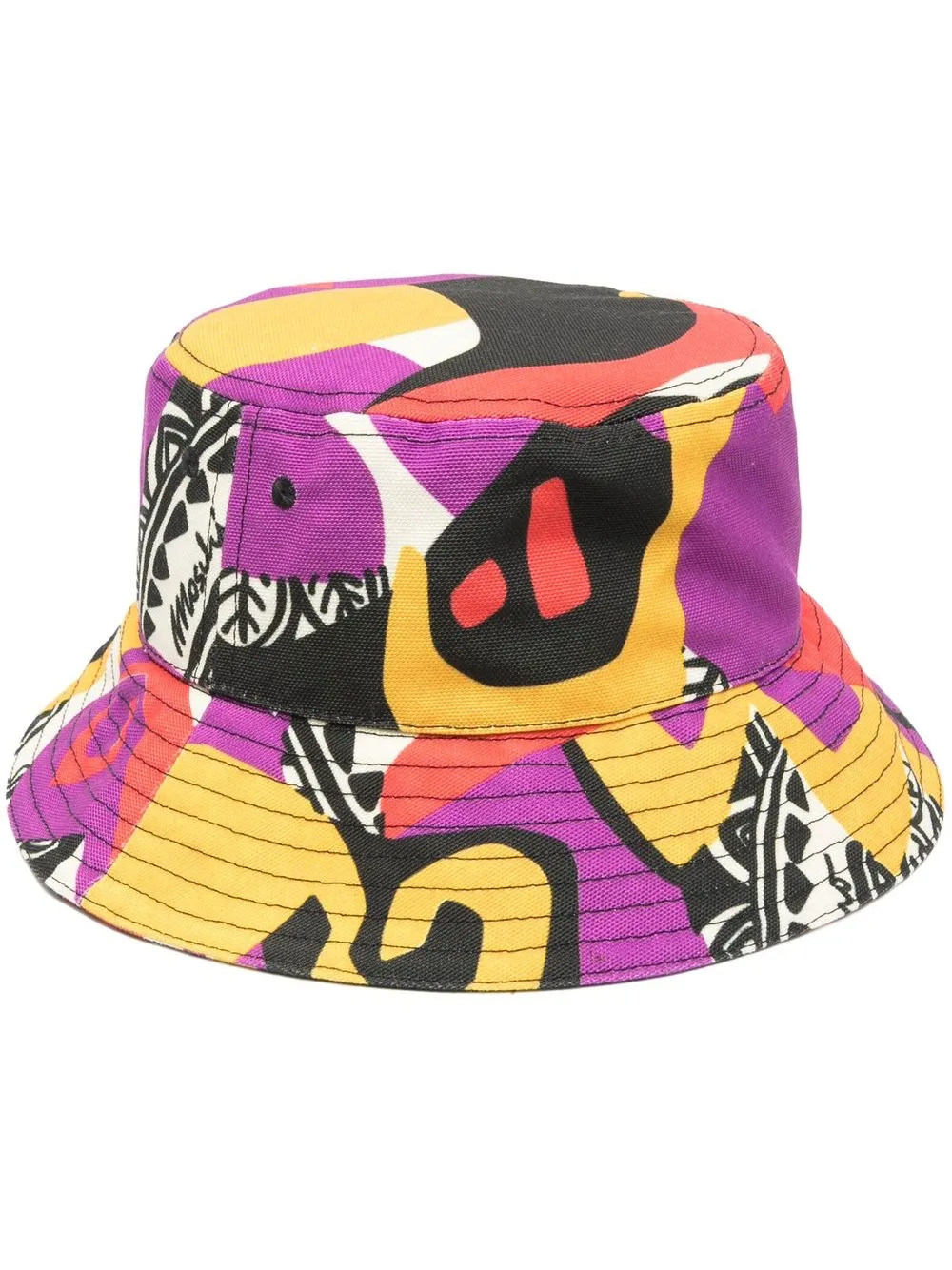 

Moschino gorro de pescador con estampado gráfico - Morado