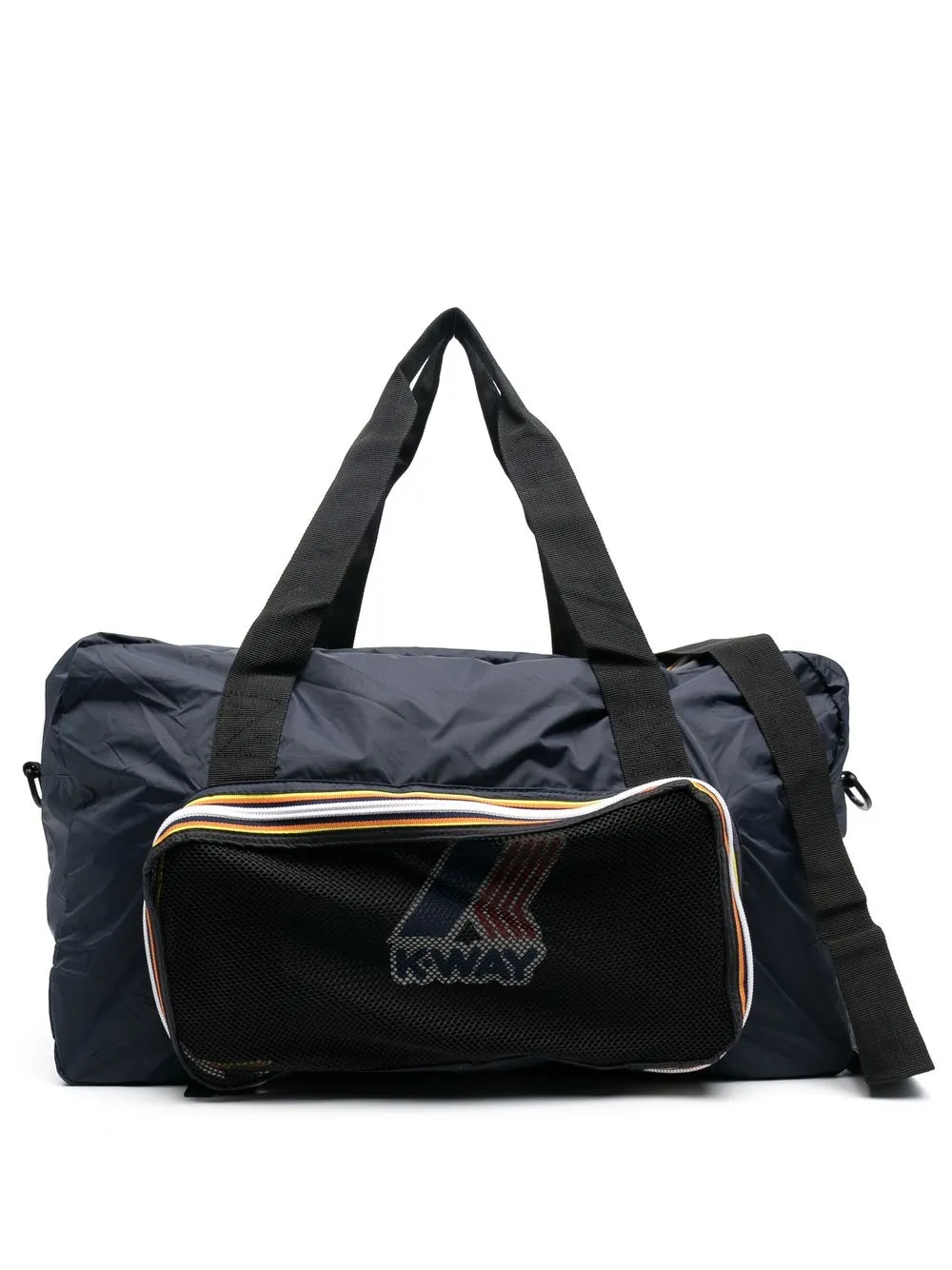 

K-Way logo-print duffle bag - Blue