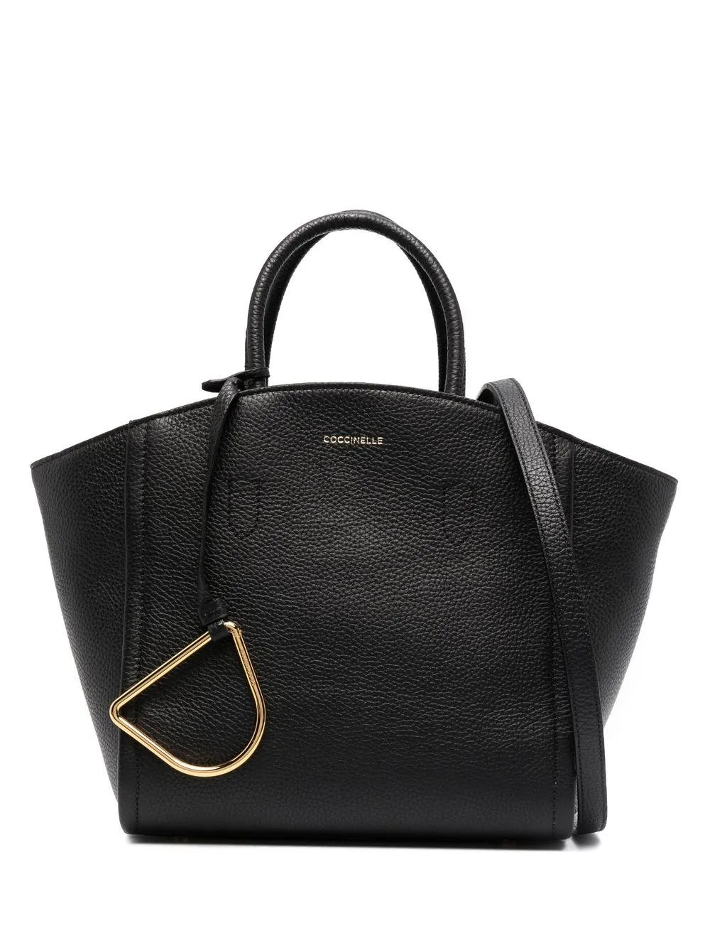 

Coccinelle Narcisse leather tote bag - Black