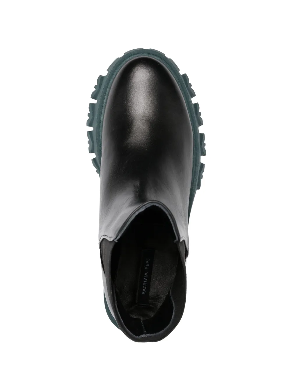 Patrizia Pepe Enkellaarzen met logoprint Zwart