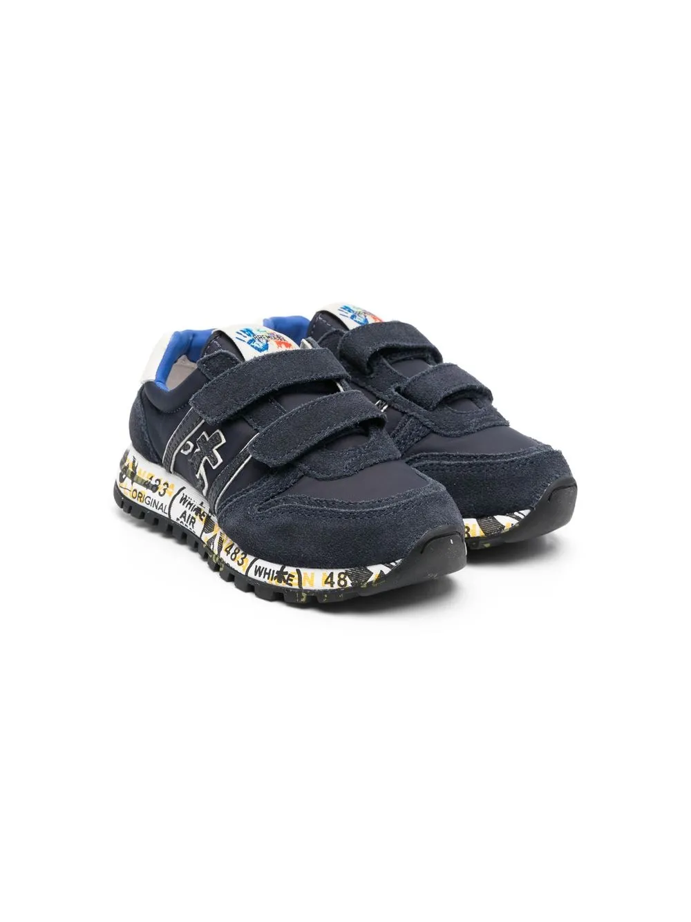 

Premiata Kids Lucy touch-strap sneakers - Blue