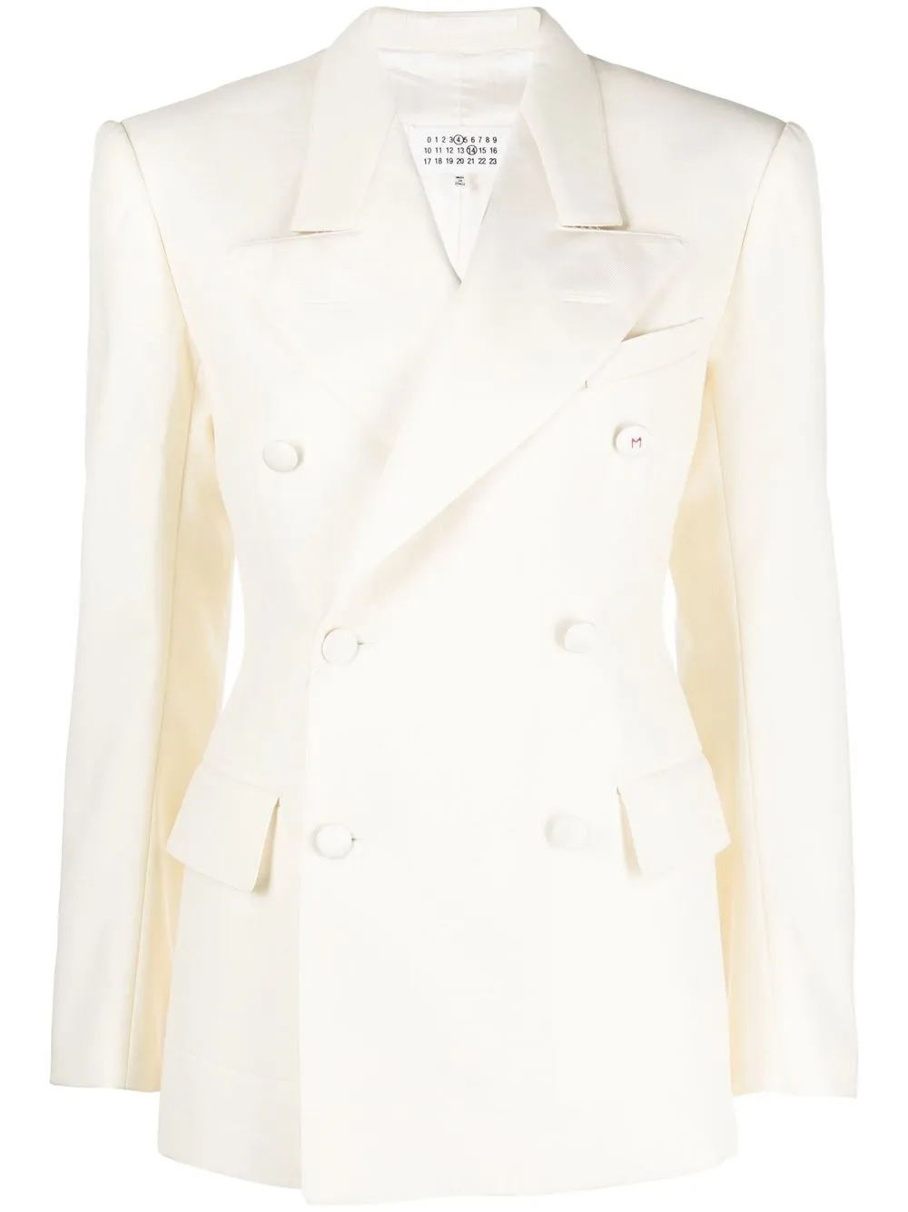 

Maison Margiela double-breasted blazer - White