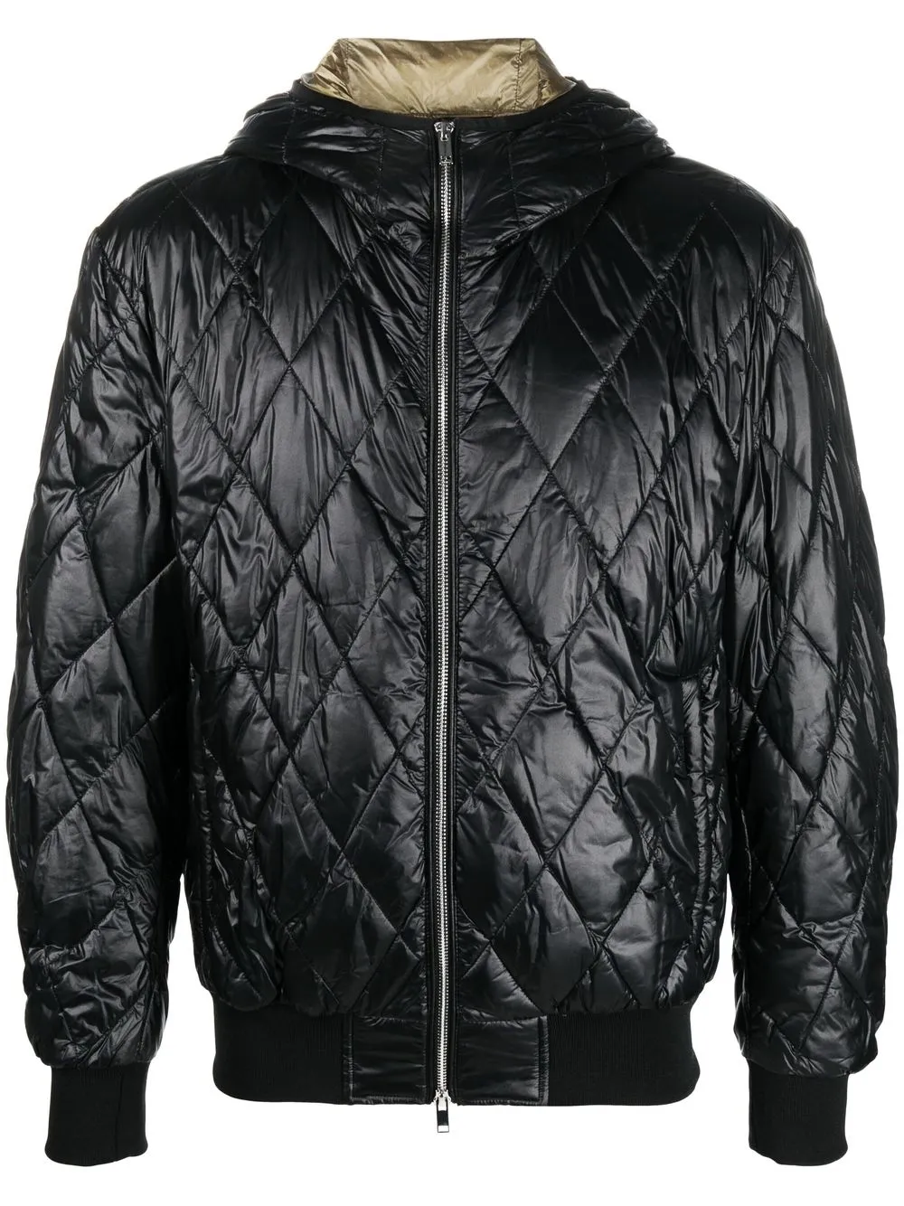 

Bpd zip-up quilted jacket - Black