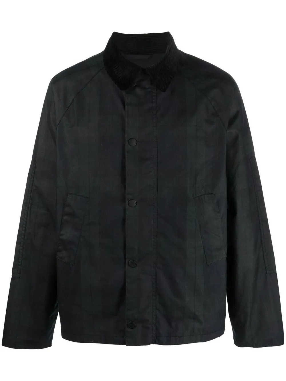 

Barbour camisa con motivo cuadros - Negro