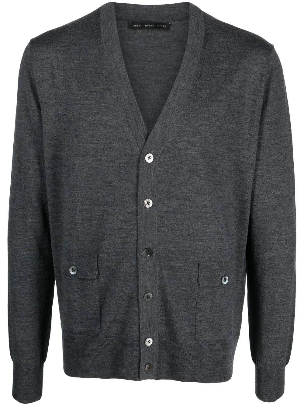 

Low Brand button-up knitted cardigan - Grey