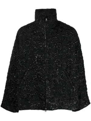 VETEMENTS Quilted Hooded Bomber Jacket | Black | FARFETCH UK