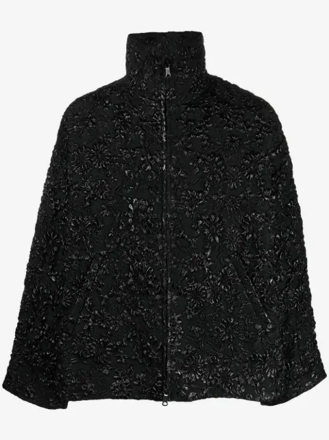Valentino Garavani floral-jacquard brocade-effect jacket