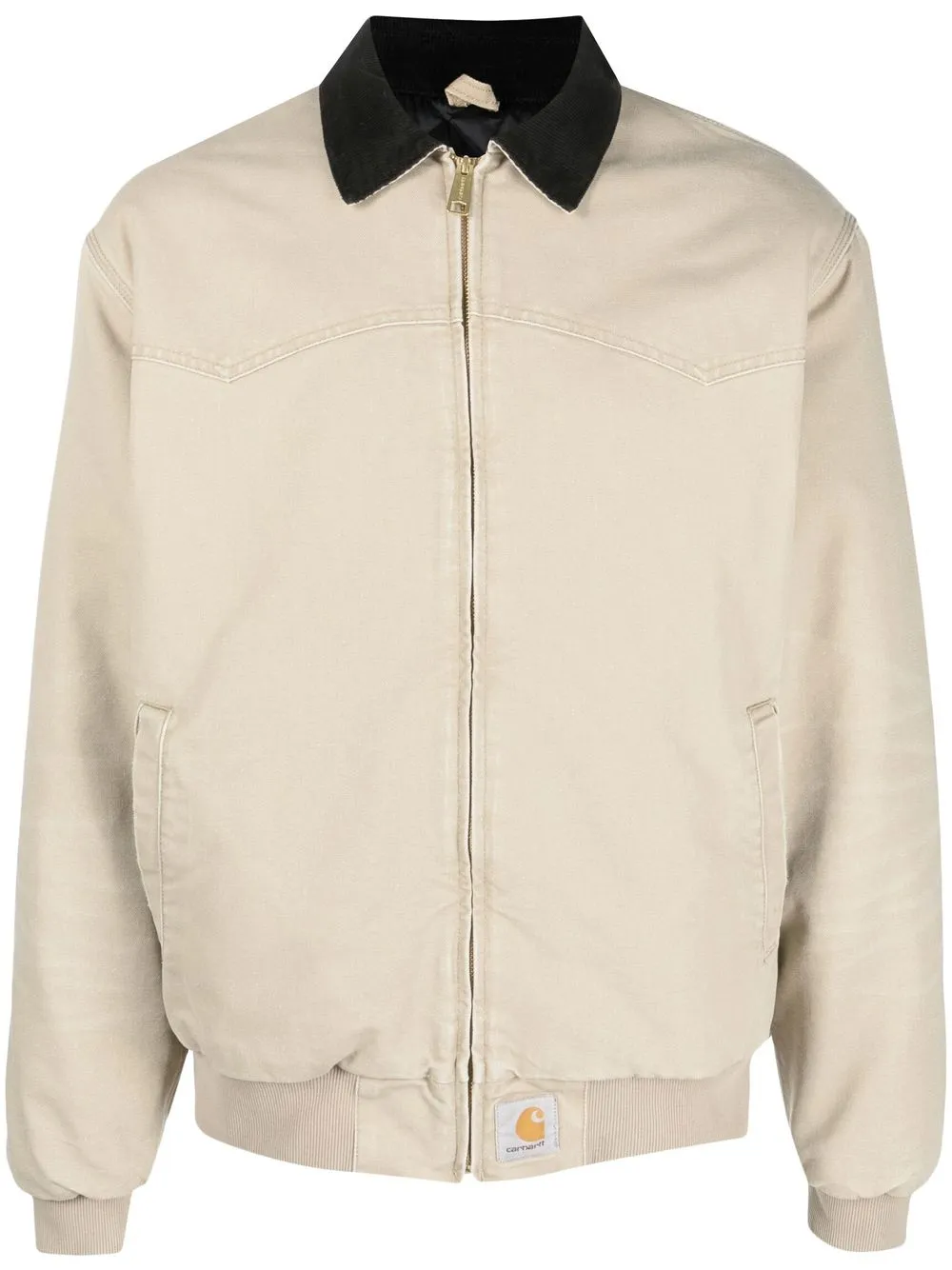 

Carhartt WIP contrasting-collar shirt jacket - Neutrals