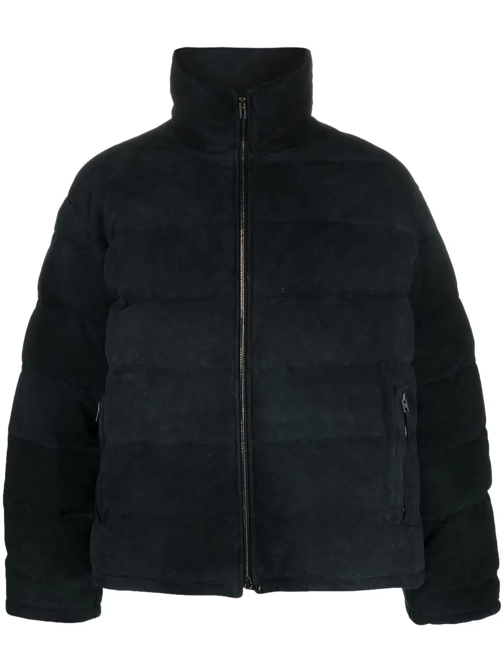 

Salvatore Santoro zip-up padded down jacket - Black