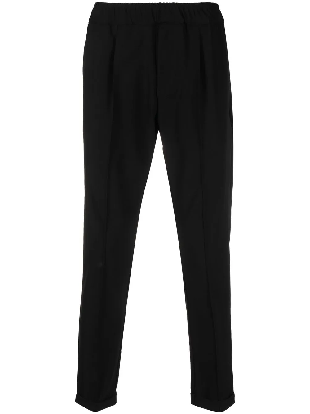 

PMD logo-patch straight-leg trousers - Black