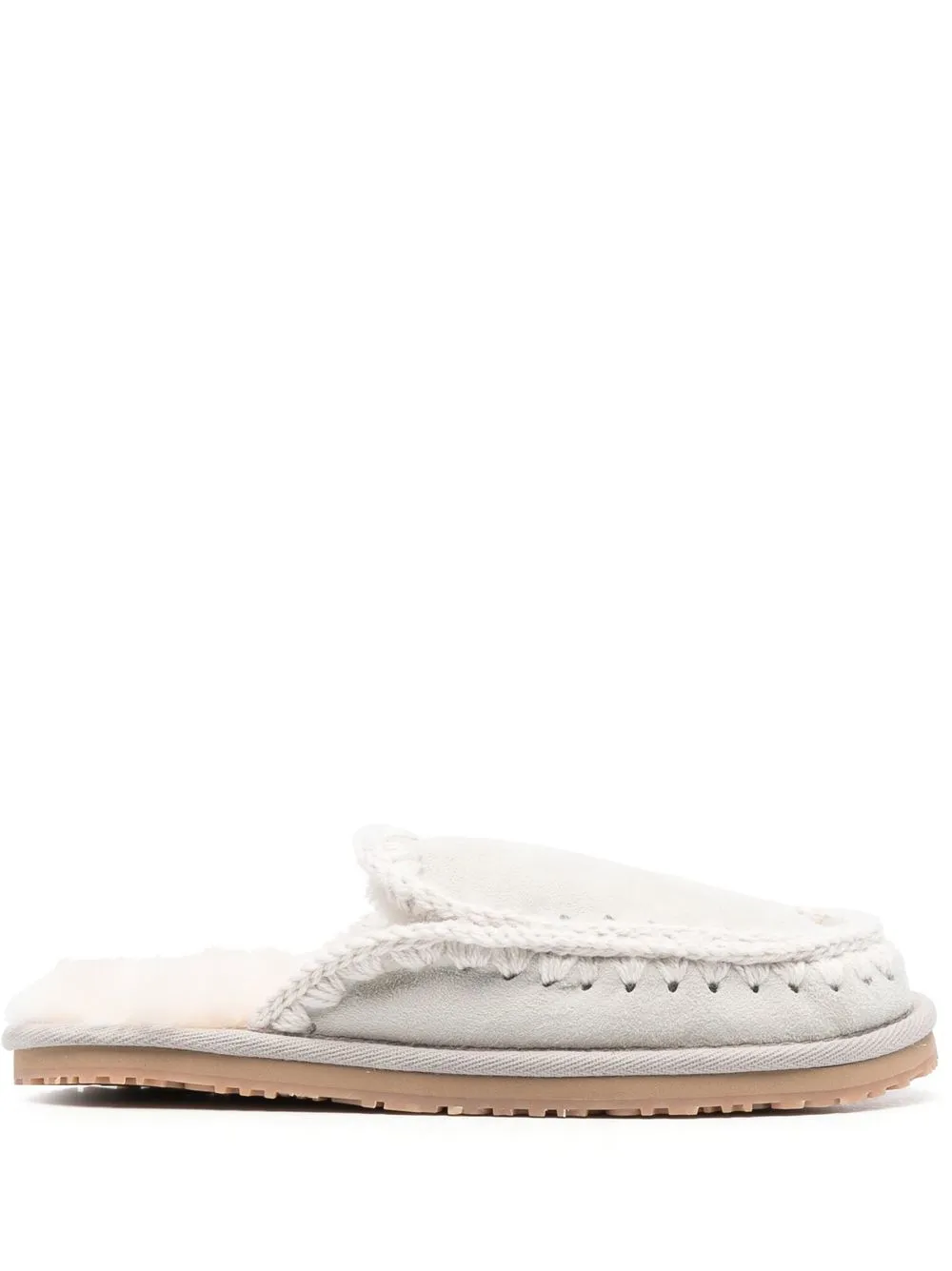 

Mou chunky sheepskin slippers - Grey