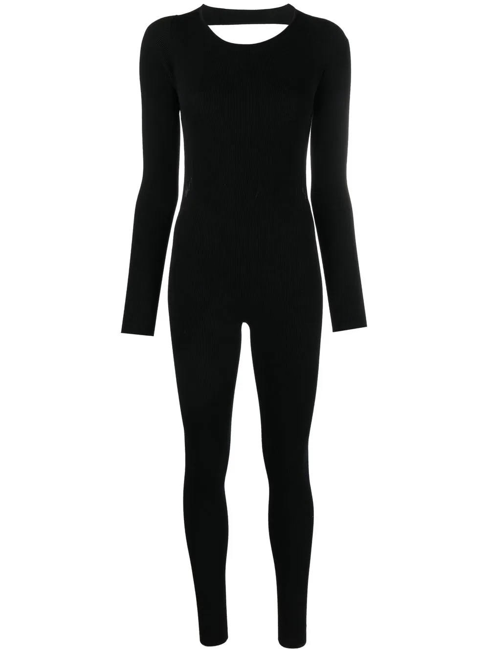 

Laneus backless long-sleeve catsuit - Black
