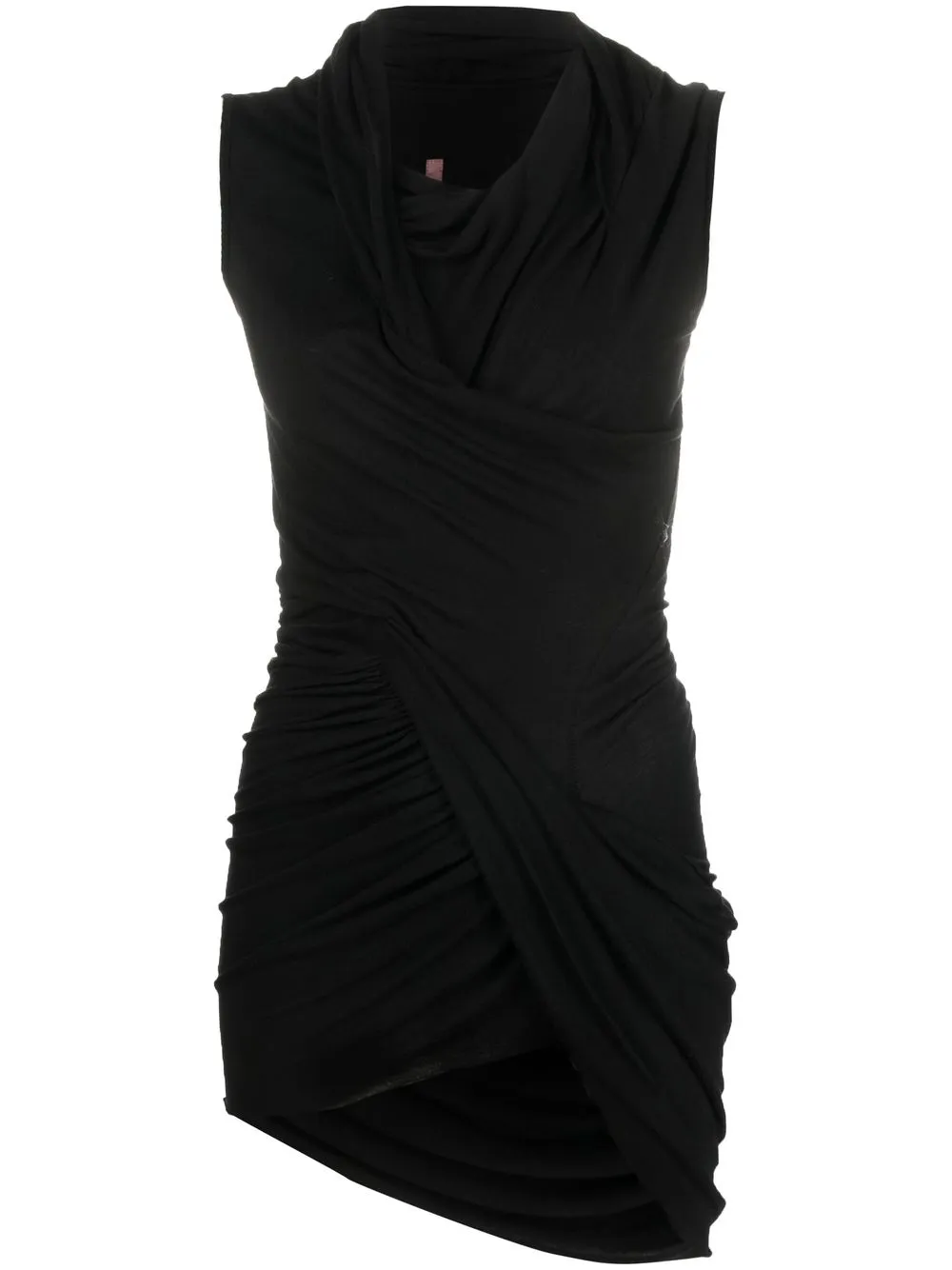 

Rick Owens draped wrap tank top - Black