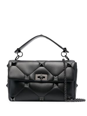Valentino Roman Stud Waist Bag - Black Waist Bags, Bags