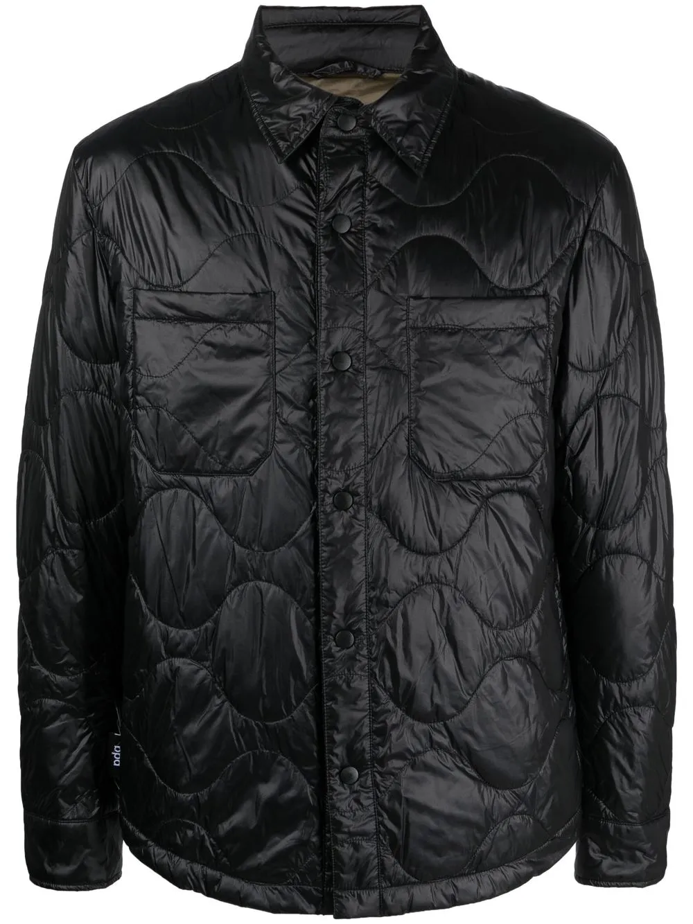 

Bpd long-sleeve padded shirt jacket - Black