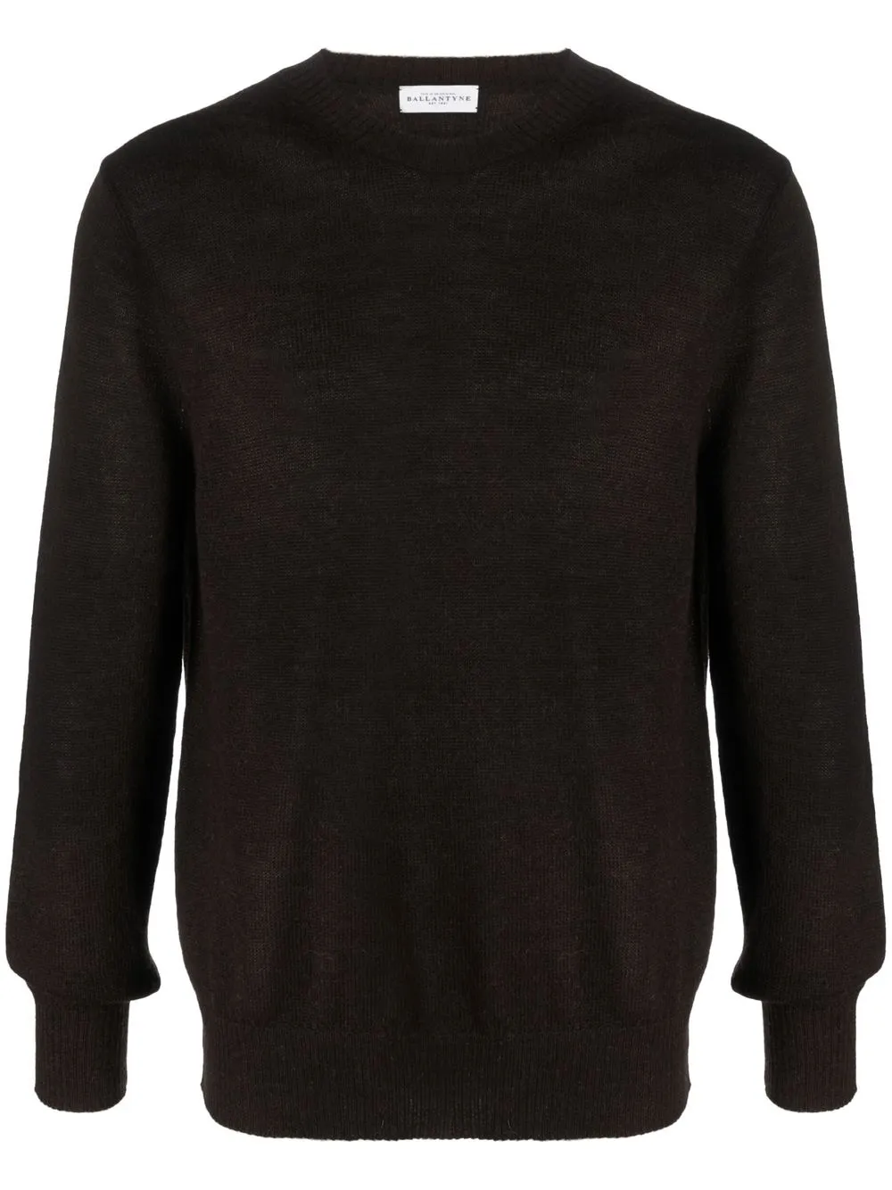 

Ballantyne fine-knit llama jumper - Brown