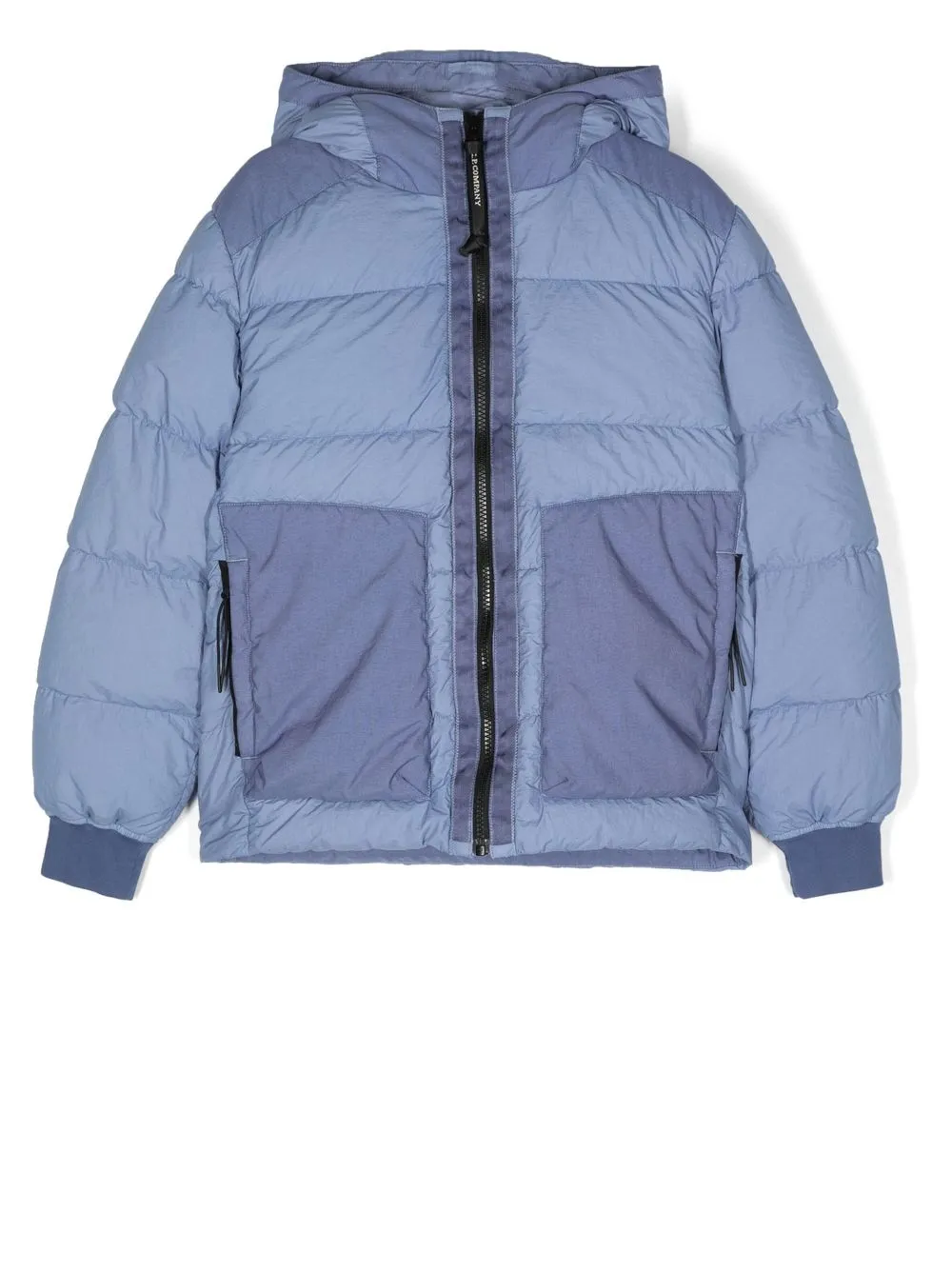 

C.P. Company Goggles-detail padded jacket - Blue