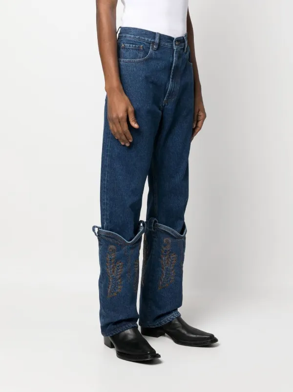 Y/Project Cowboy-cuff Jeans - Farfetch