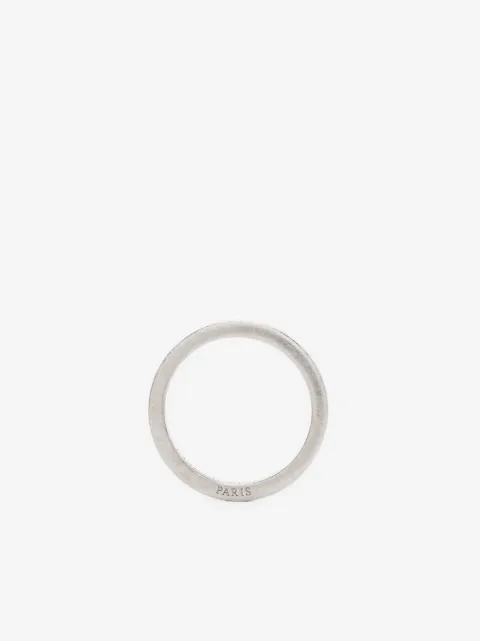Maison Margiela engraved hoop earrings