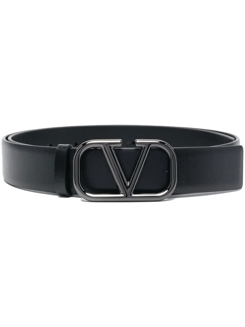 

Valentino Garavani VLogo leather belt - Black