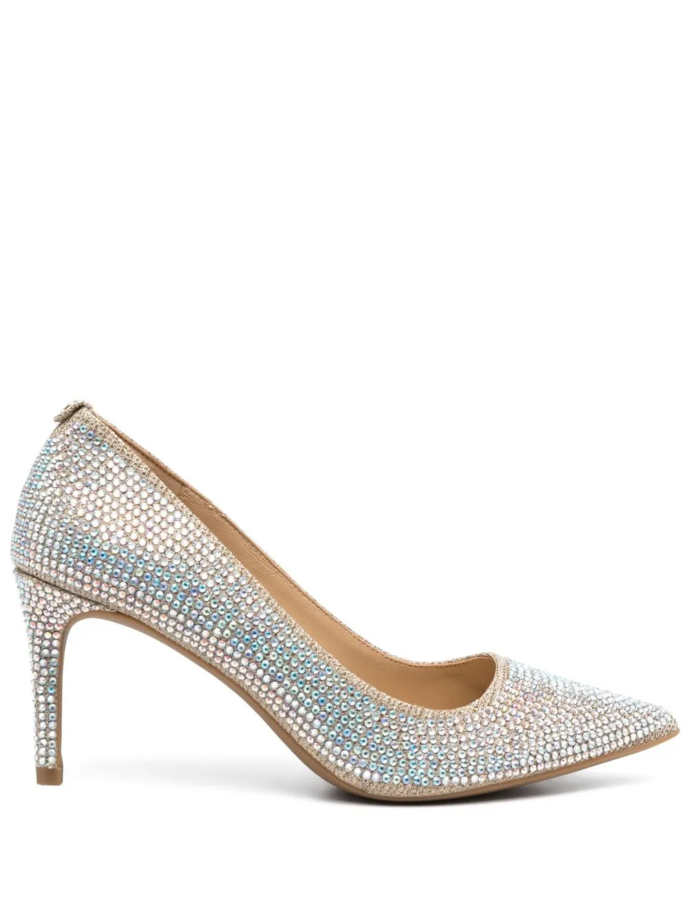 

Michael Michael Kors 80mm rhinestone-embellished pumps - Gold