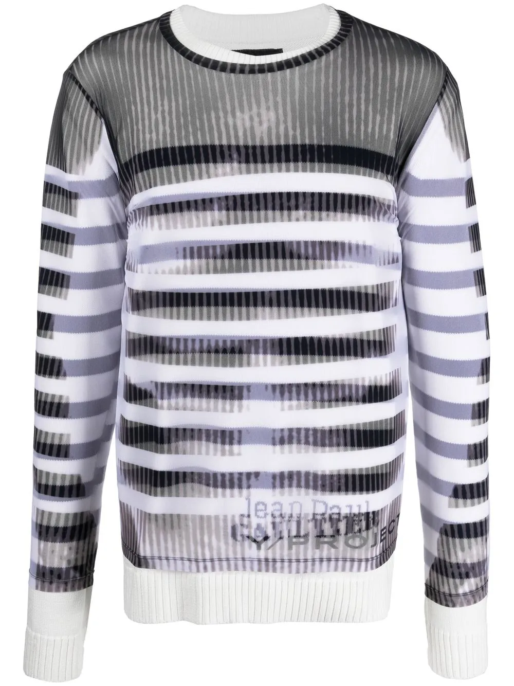 

Y/Project x Jean Paul Gaultier striped jumper - White
