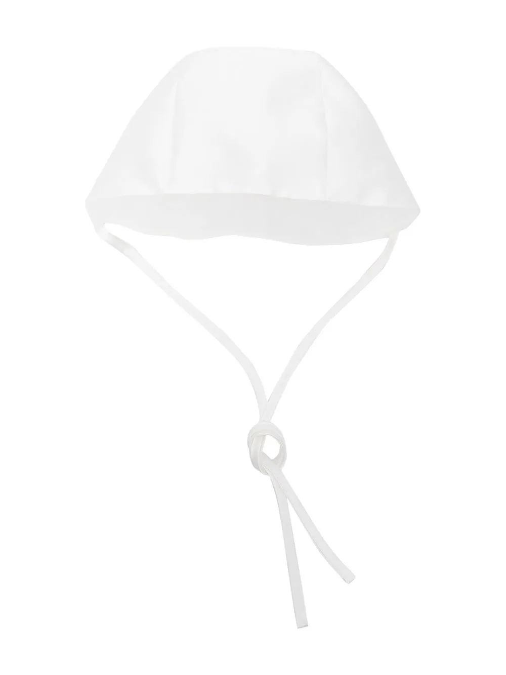 

La Stupenderia chin-tie sun hat - White