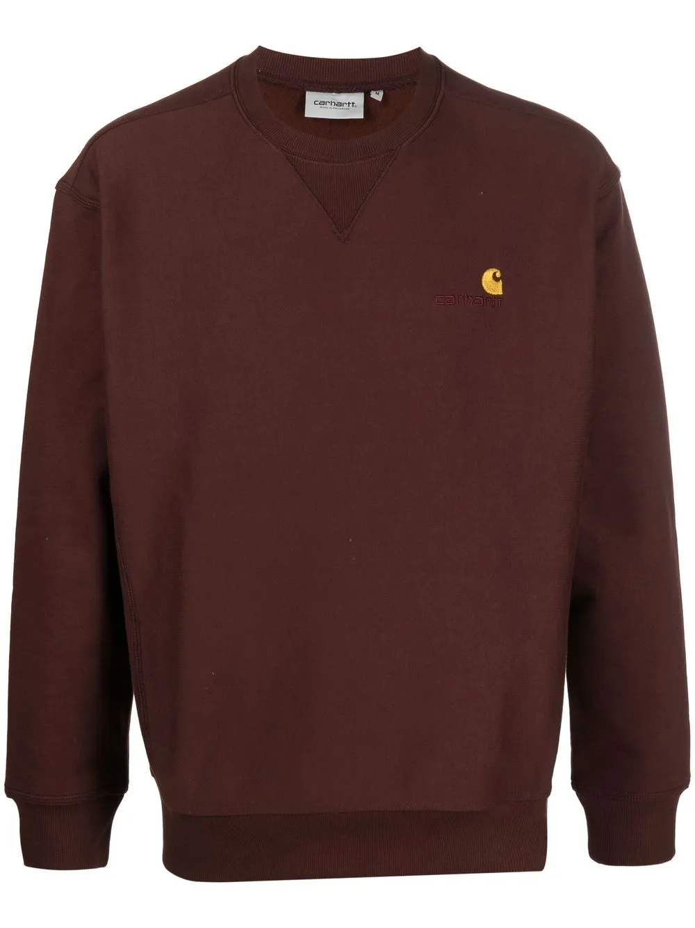 

Carhartt WIP embroidered-logo long-sleeve sweatshirt - Brown