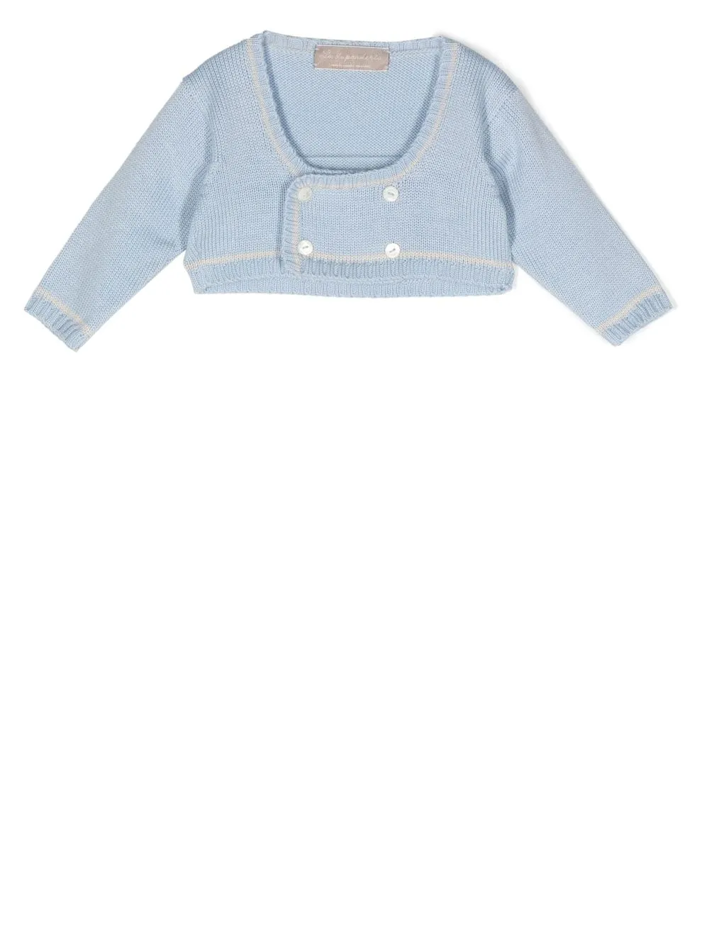 

La Stupenderia double-breasted cashmere cardigan - Blue