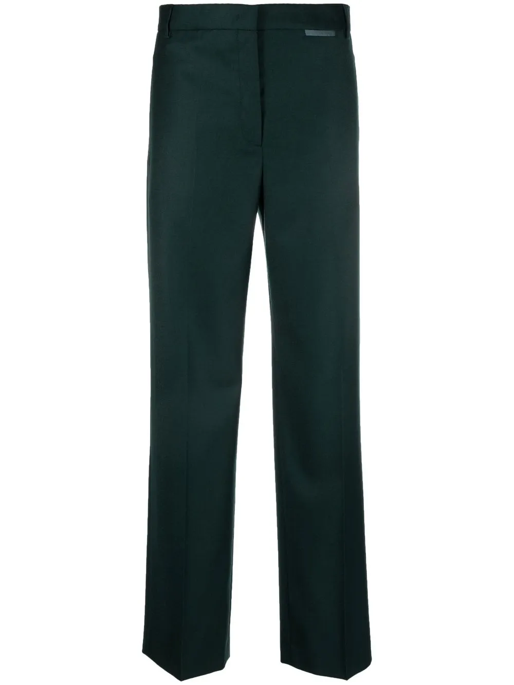

Paul Smith high-waisted straight-leg trousers - Green