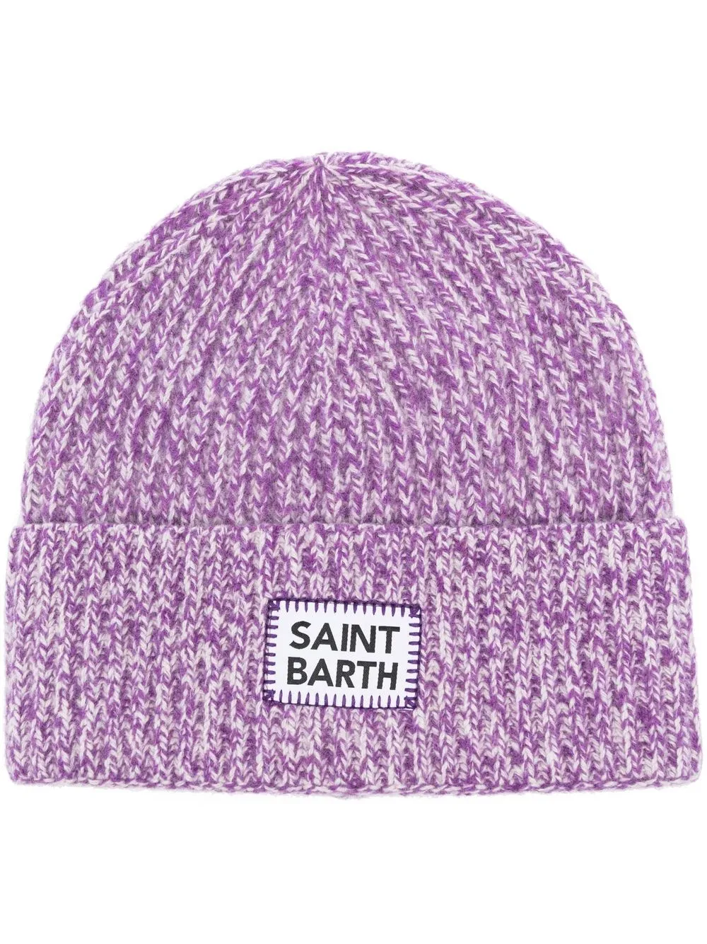 

MC2 Saint Barth gorro con parche del logo - Morado