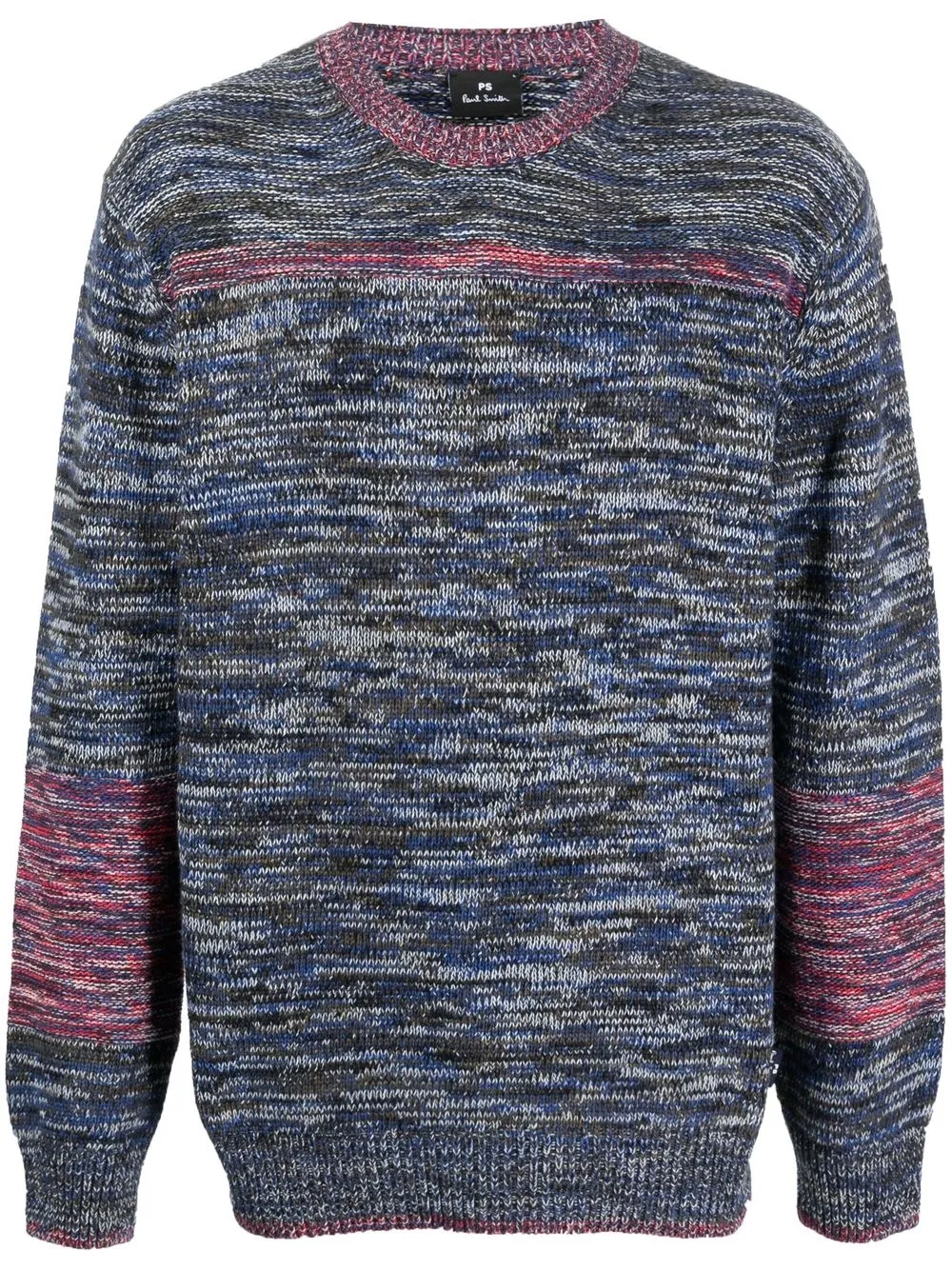 

PS Paul Smith intarsia-knit crew neck jumper - Blue