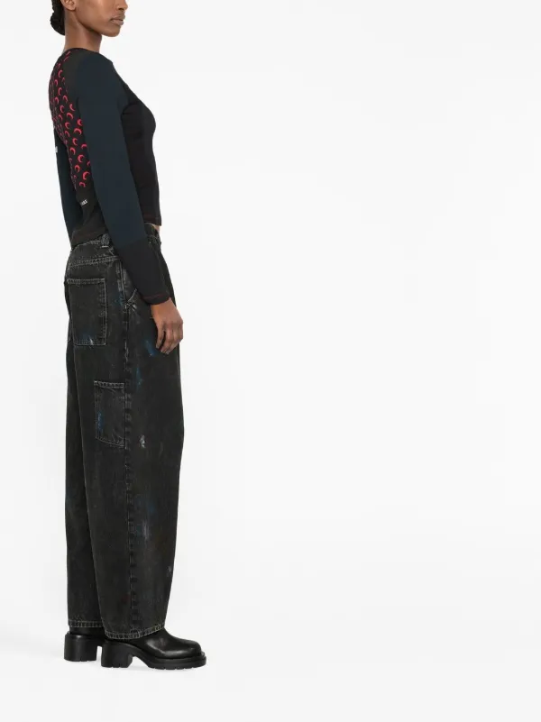 Maison Margiela Paint wide-leg Jeans - Farfetch