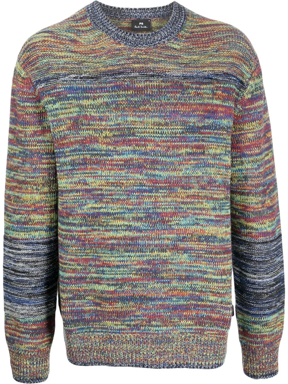 

PS Paul Smith intarsia-knit crew neck jumper - Blue