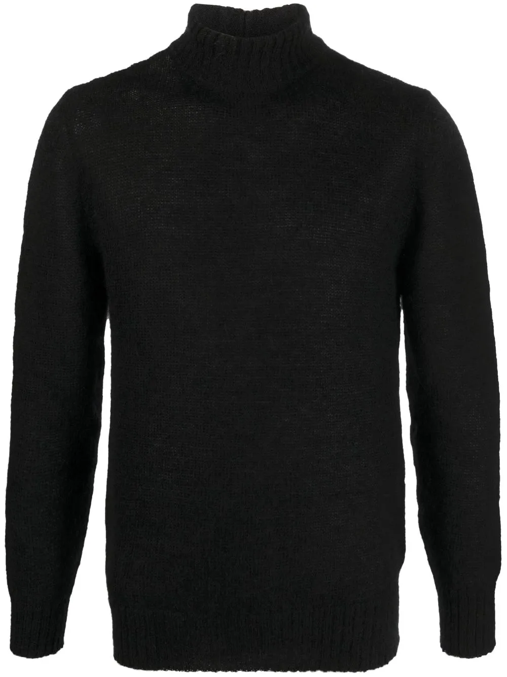 

Tagliatore high-neck knitted jumper - Black