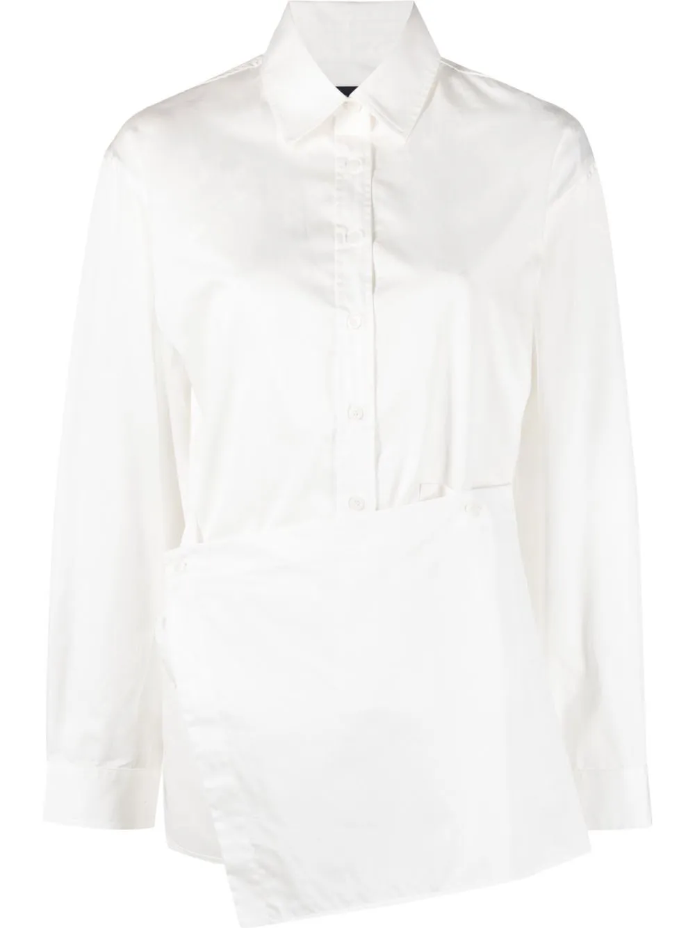 

Eudon Choi Eva panelled shirt - White