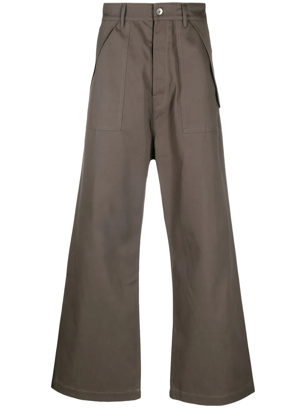 

Rick Owens DRKSHDW high-rise straight-leg trousers - Grey