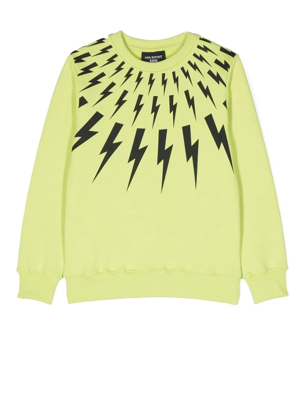 

Neil Barrett Kids lightning-print sweatshirt - Green