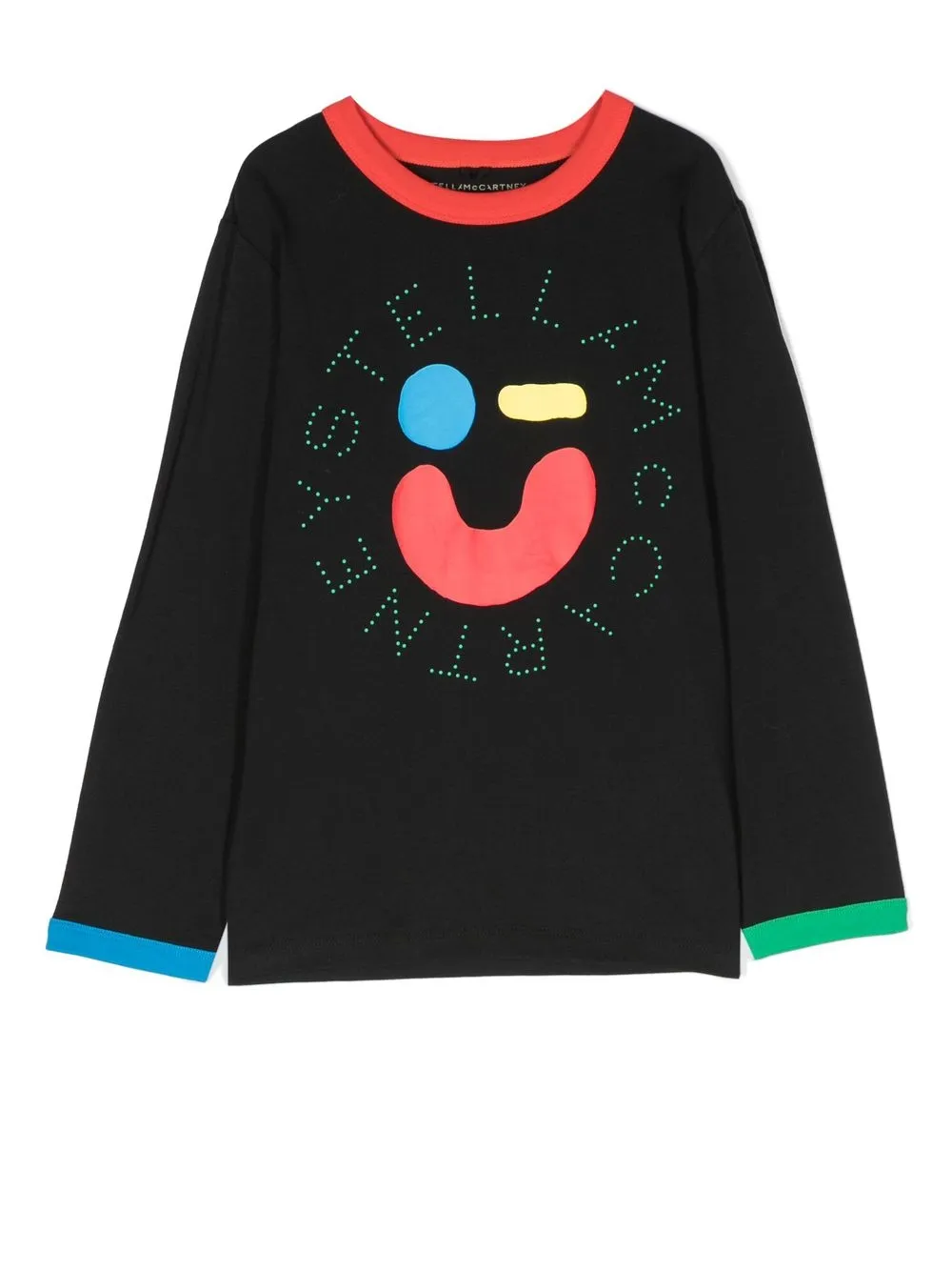 

Stella McCartney Kids graphic-print long-sleeve T-shirt - Black