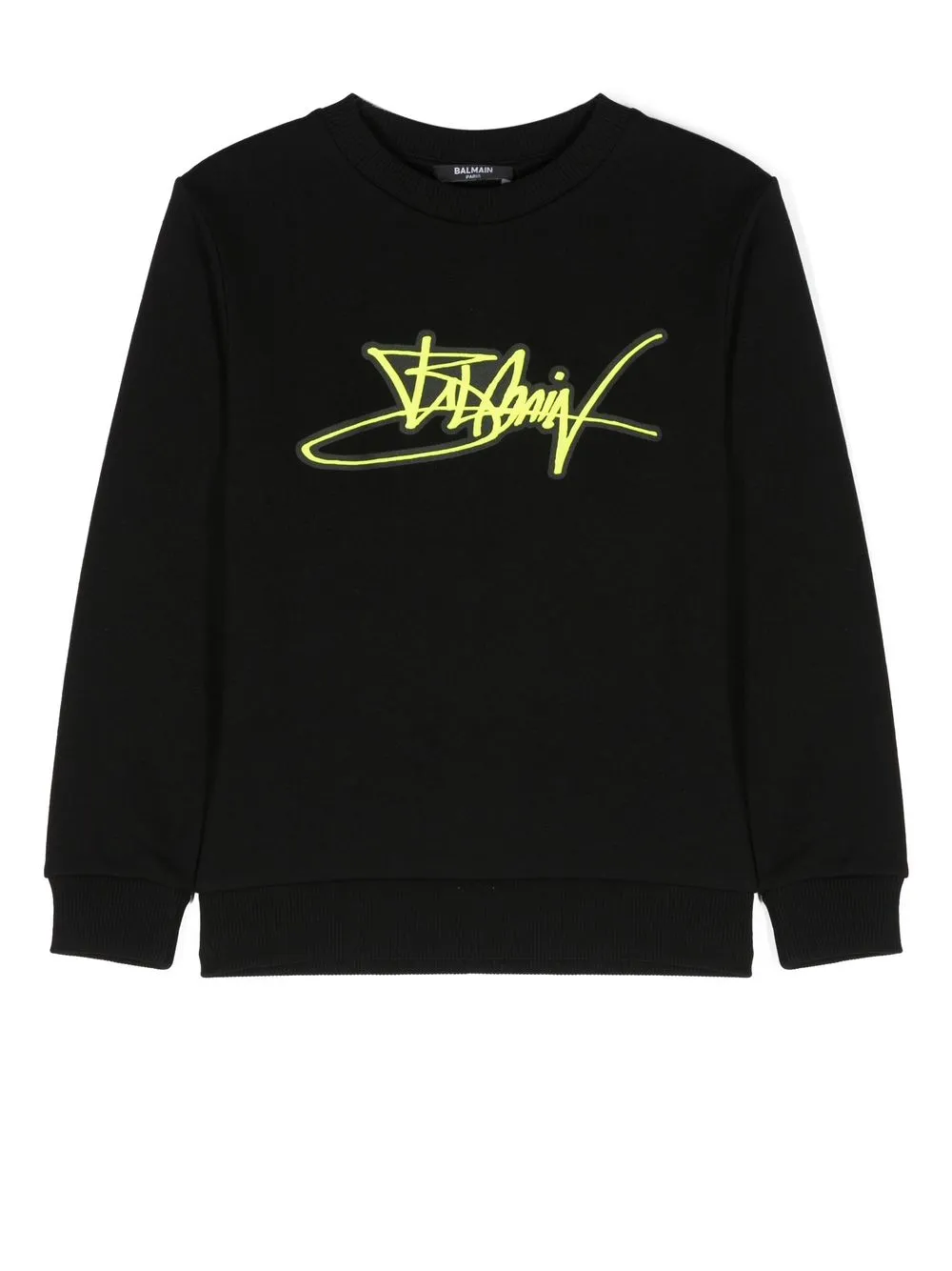 

Balmain Kids sudadera con logo estampado - Negro