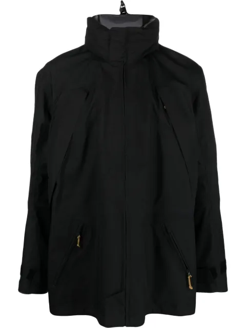 GR10K high-neck zip-fastening parka jacket