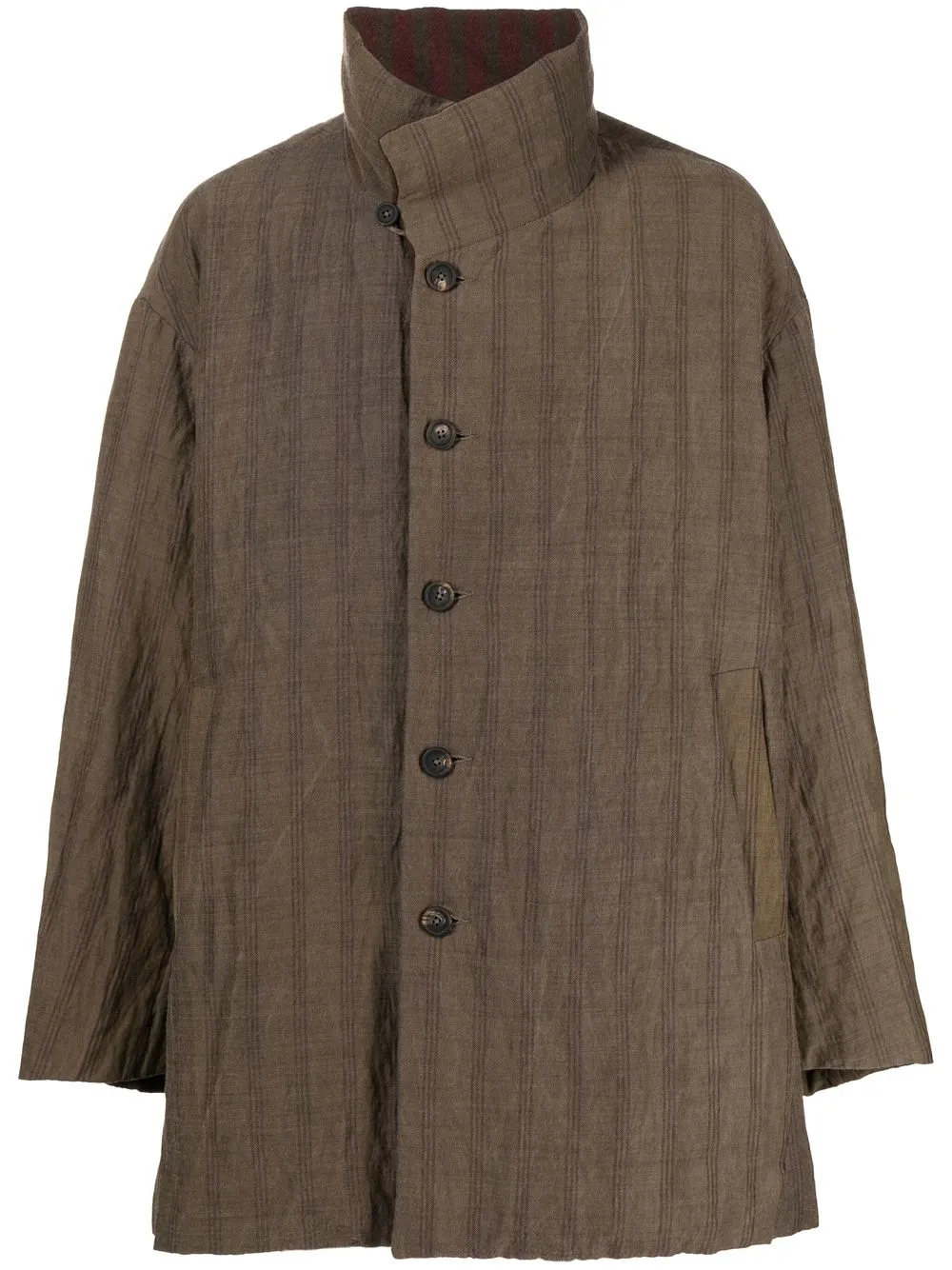 

Ziggy Chen oversize padded jacket - Brown