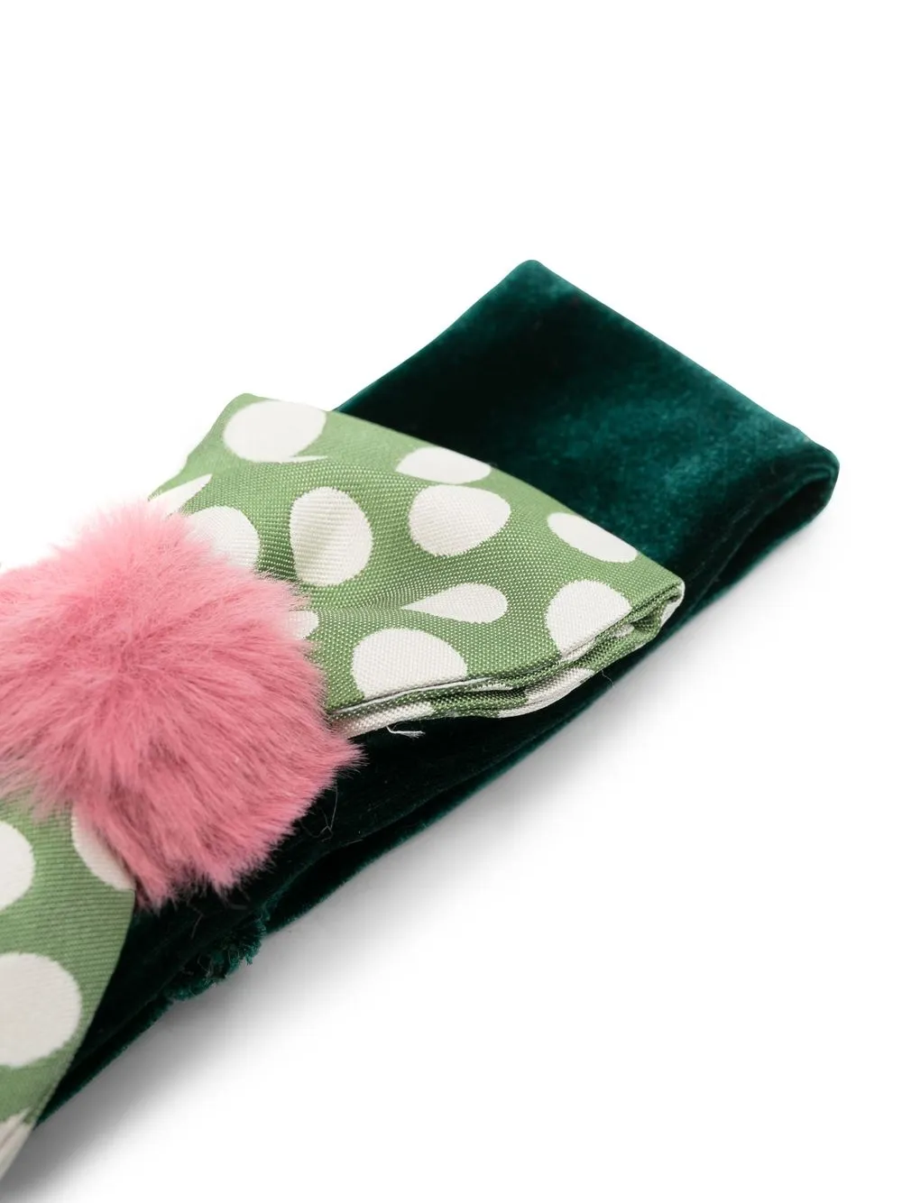 La Stupenderia velvet-finish bow headband | Girls Accessories | Image 2